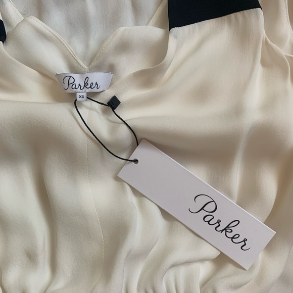 Parker Adelaide Silk Dress sz xs NWT - Picture 5 of 7